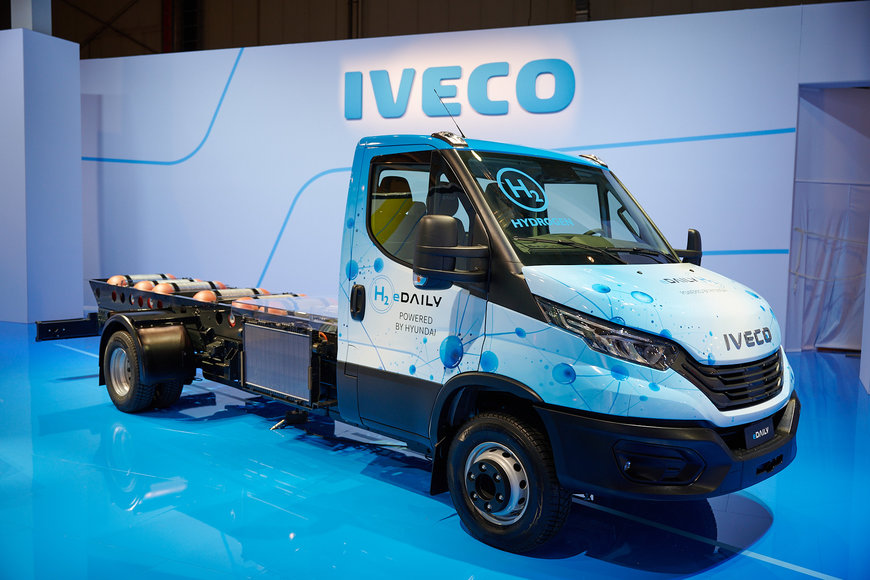 IVECO and Hyundai present the first fuel cell large van at IAA in Hanover as their partnership develops